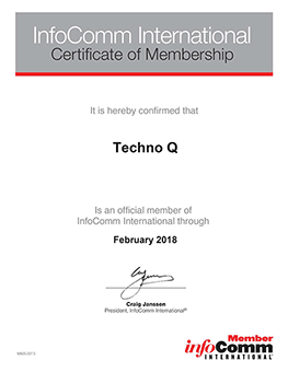 InfoComm Certification 2018