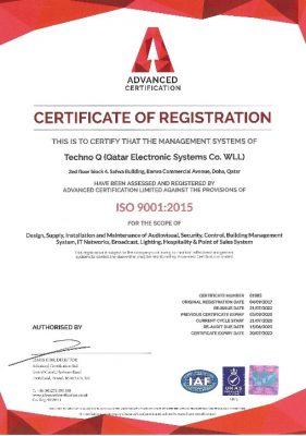 Technoq certificate